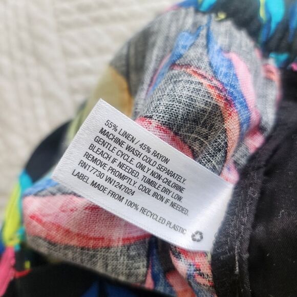 Tabitha brown × target linen blend lemon wide pants - Picture 15 of 16